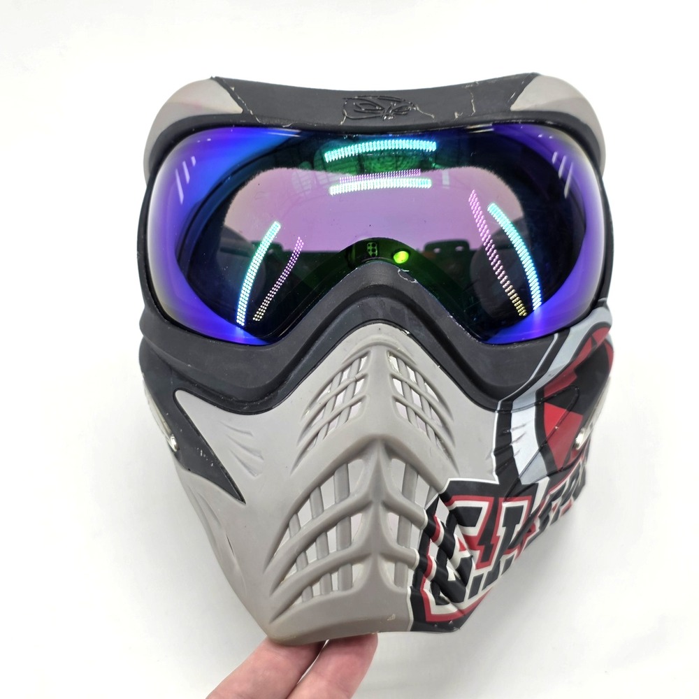 VForce Grillz SE G.I. SPORTZ Logo Charcoal Paintball Mask Mirror Thermal Lens